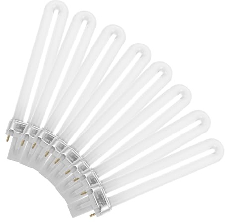 DONFAMDS 8 Stück 9W Nagellicht Uv Lampe Aushärtungslampe für Maniküre Profi Zuhause mit Bruchfestem Material
