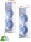 Ventilador nebulizador Recargable Bullseye Air, Ventiladores de pulverización de Doble Extremo, Aire Acondicionado silencioso, Ventiladores giratorios Dobles con oscilación de 90° y LED,2PCS
