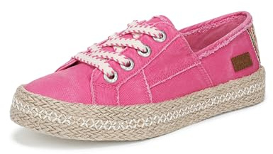 Blowfish Malibu Women's Buenos Slip-On Trainers, Pink Canvas, Medium Fit, UK 9