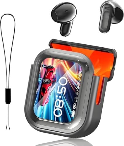 2025 NEW NE20 AI Translator Earbuds Real Time, 3-in-1 Bluetooth 6.0 Translator Headphones with 6 Trans Modes, LCD Touch Screen for 135 Languages/Accents, 60 Hours Playtime for Travel&Meeting&Study