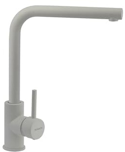 SCHOCK |Küchenarmatur IDEA, Wasserhahn mit hohem geradem Auslauf, 360 ° drehbar, emailliert, kompatibel mit Spülbecken, hergestellt in Italien.