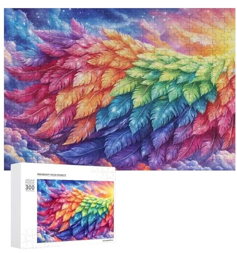 Bunter Phoenix über City Lights 300 Teile Jigsaw Puzzle Für Paare Entspannungszeit Gehirnspiel Geschenk Für Valentinstag 300 PCS