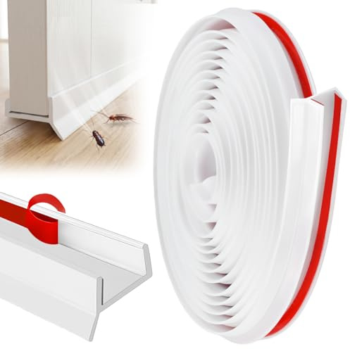 BXUUXA Joint Pour Plinthe de Cuisine, 5M Joint Plinthe Cuisine Profil D’étanchéité 15/16/17/18mm Profil D'étanchéité pour Plinthe de Cuisinee en Caoutchouc de Silicone pour Portes et Armoires
