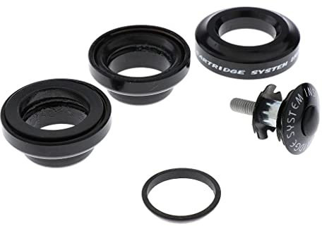 MFMEXUL Threadless Rennrad BikeCycle External Cup Steuersatz 30 Mm Steuerrohr, Schwarz