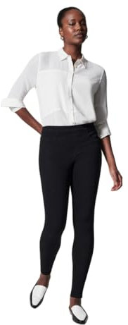Spanx Women's Ankle Jean-Ish Leggings, Black, 2X
