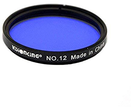 Visionking 2 '' Astronomie Okular Filter Planetarische Teleskop 80A Farbfilter Astronomische Teleskop Filter Okular Inch Gewinde