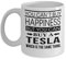 Michell63Bentham You Can't Buy Happiness, But You Can Buy A Tesla Kaffeetasse, Tasse, Tee, Geschenk für Weihnachten, Vatertag, Weihnachten, Vater, Jahrestag, Muttertag