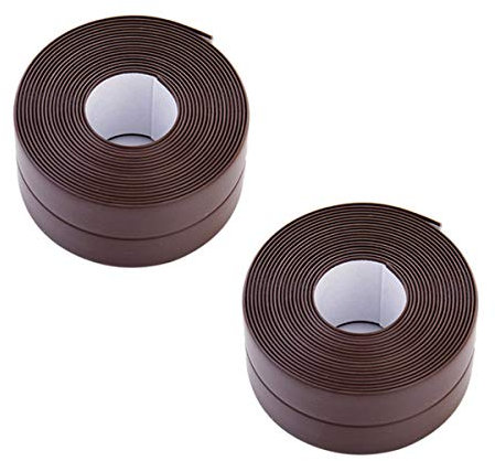 Donnagelia PVC Wand Dichtungsband Klebeband Fugenband Wasserdicht Anti-Schimmel für Badezimmer Dusche Küche Fenster und Türen, 320x3.8cm