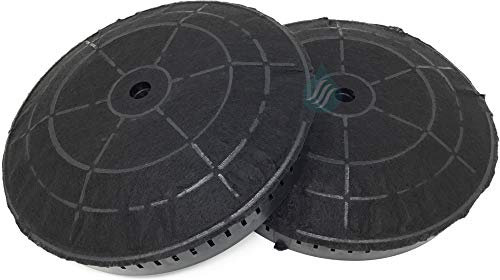 Solution Ahead - 2 Filtres anti-odeur au charbon actif pour hotte Compatible avec Type 57