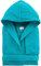 Morbidissimi Accappatoio Spugna Adulto Con Cappuccio, Cinturino e 2 Tasche, Accappatoi Uomo Donna in Spugna Morbida 400 gr/mq Puro Cotone V820 (Accappatoio Turchese, XXL)