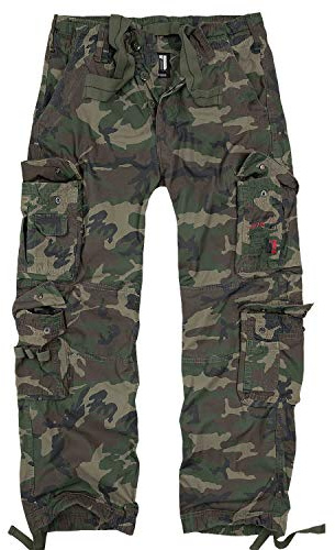 bw-online-shop Squad Vintage Cargohose Woodland - Größe W34/L32