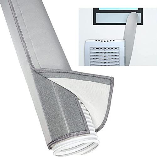 MSLing Air Conditioner Hose Cover Insulated AC Hose Sleeve for Portable Packaging, Thermal Disolation Cover, Dust Cover for 5 and 6 Inch Exhaust Pipes