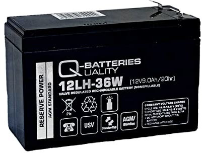Ersatzakku SYBT9-B4 für USV-Anlage von APC SY48K48H-PD 12V 9Ah