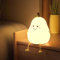 SUAVER LED Nachtlicht Kinder, Dimmbar Tischlampe mit 7 Farbwechsel und Timer,Wiederaufladbare Baby Nachtlampe Touch Nachttischlampe Silikon-Schlafzimmer-Schlaflampen Deko Leuchten (Birne)