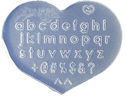 Diarypiece Mini Buchstaben Zahlen 3D Nail Art UV Kristall Epoxy Silikon Form