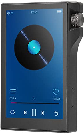 MP3 Player BT 4.0, 4 Zoll IPS Touchscreen Musikplayer, Tragbarer MP3 Player, Unterstützt Verlustfreies, Integrierter 16 GB RAM, Quad Core Digital Audioplayer (16 GB RAM und 128 GB Speicherkarte)