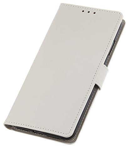 HAOYE Cover per OPPO Reno 10 5G / Reno 10 Pro 5G, Flip Cover Custodia in Pelle PU/TPU Premium Antiurto, Case a Libro con Supporto/Magnetico/Portafoglio/Card Slot, Bianca