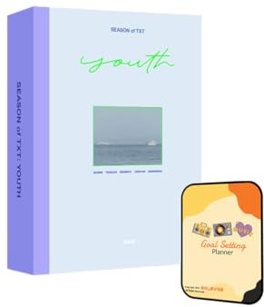 TXT Season of TXT: YOUTH Album [PHOTOBOOK]+Pre Order Benefits+BolsVos Exclusive K-POP Inspired Digital Merches (Goal Setting Planner, Sticker Pack)