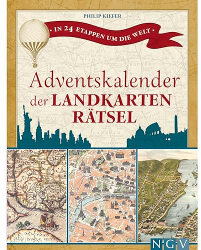 Adventskalender der Landkartenrätsel: In 24 Etappen um die Welt