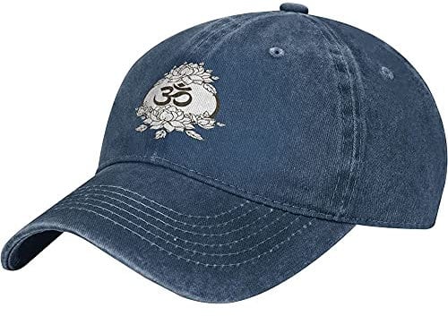 501 Blume Ohm Damen Herren Baseboard Baseballkappe Vintage Baseballkappe Leicht Outdoor Hut Trucker Kappe Für Laufen Kletter Angeln