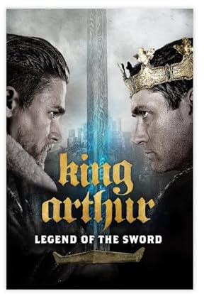 Filmposter King Arthur Legend of The Sword (3) Leinwand Poster Wandkunst Dekor Druck Bild Gemälde für Wohnzimmer Schlafzimmer Dekoration ungerahmt 20 x 30 cm