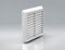 Square 100mm White Louvered Wall Ventilation Grille – Ideal for Extractor Fans, Bathroom Pipes, Wall, Ceiling, Bedroom, and Living Room – Duct Extractor Grill Cover