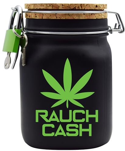 Spardose Rauch Cash Geld Geschenk Idee Schwarz L
