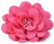 MYMERCERIE Broche Fleur 8,5cm Rose Fluo