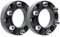 2 Stück 30/35/38mm Aluminiumlegierung Radabstandshalter PCD 6X139,7 93,1mm Für F&ord Für Ranger T6 CAVINBDZ(Schwarz,38mm)