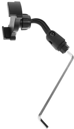 BESTonZON Saxophon Halterung Handy, Handyhalter Saxophon-Notenständerhalterung Saxophon-Telefonhalterung Telefonhalterung Für Saxophon Saxophon-Telefonunterstützung Saxophon-Telefonklemme Black ABS