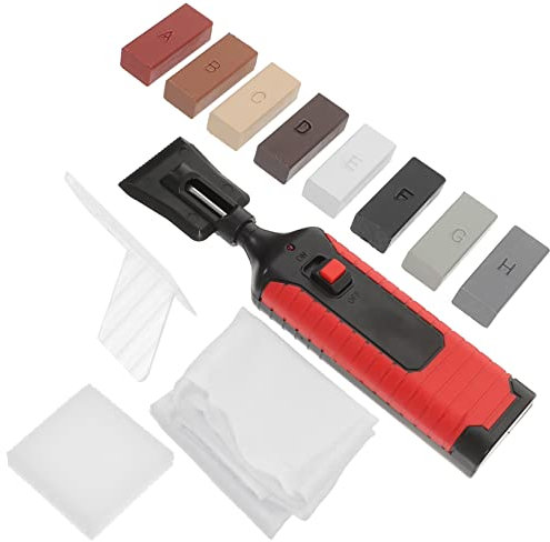 jojofuny Kit Di 8 Blocchi Di Cera Per Piastrelle Per La Riparazione Di Piastrelle in Ceramica Raschietto Per Piastrelle Rotte Spugna Riscaldante Per Cucina E Bagno