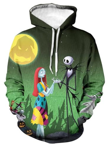 PANVER Sweatshirt Herren Mode Casual Hoodies Herren Jugend Persönlichkeit Trend Kapuzenpullover Herren 3D Digitales Drucken Langärmeliges Sweatshirt Herren A-10 XXL