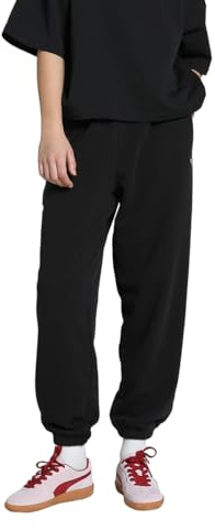 PUMA Trousers Loose Wardrobe ESS Women, Black, XS