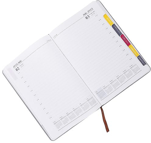 STOBOK Monatsplaner 2024 A5 Notizbuch Dekoratives Sammelalbum Für Tagespläne Und Notizen