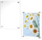 FINGERINSPIRE 2 Stück Schwebender Durchsichtiger Acrylrahmen Gerade Ecken Mit Abstandshalter 245x189x5.45mm Rechteckige Acryl Fotorahmen Halterung Zum Aufhängen Für Fotografie Displays