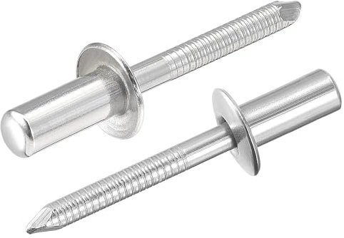 TA-VIGOR 25Pcs 6.4mm x 14mm Stainless Steel Blind Rivets, Closed End Pop Rivets with Dome Head for Metal and Wood, Heavy Duty Corrosion-Resistant for Indoor and Outdoor Fixings