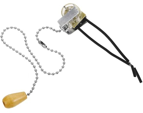 FONDOTIN Zugschalter für Deckenlampen Zugschnur Lichtschalter aus Robustem Material mit Isolierung Einfach zu Montieren für Wohn Arbeitsräume Geeignet