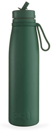 onegreenbottle EVOLUTION Stainless Steel Bottle, Triple-Walled Isothermal Insulated Water Bottle - Leakproof Bottle for Hot and Cold Drinks (Gecko)