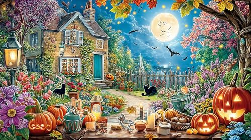 Cartoon-Muster 1000St Puzzle für Kinderspielzeug Herausfordernde Puzzlespiele 100% Recycling-Pappe 75x50cm/1000pcs