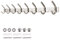 Dripex Coat Hook Rack Wall Mounted 304 Stainless Steel Hanger Heavy Duty Clothes Hat Holder (8 Hooks)