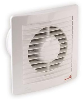 Wallair Einbaulüfter W-Style 100, Ř 100 mm, mit Nachlaufrelais und Hygrostat