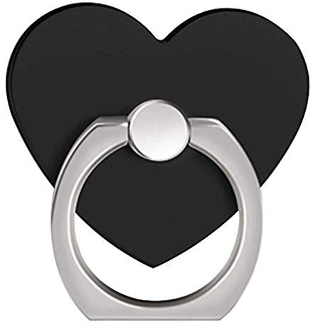 Iskip, Supporto universale per telefono a forma di cuore, con rotazione a 360°, in lega di alluminio 3D