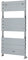 Milano Lustro Chrome Flat Panel Heated Towel Rail - 1213mm x 600mm