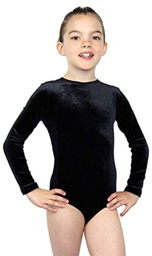 GymStern Turnanzug Body Nicki Samt Mädchen Gymnastikanzug Langarm Kinder Turnbody langärmlich Balettrikot Balettanzug