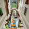 JLCP 3D Hall Hall Runner Teppich, Unterwasser Hai Küche Hotel Teppiche Waschbar rutschfeste Treppen Fußmatten für, benutzerdefinierte Breite und Länge,120x250cm