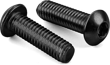 MewuDecor 3/8-16 Vis à tête bouton, acier allié de qualité 10.9 Allen Hex Drive 3/8-16 x 1 Inch (10 PCS)