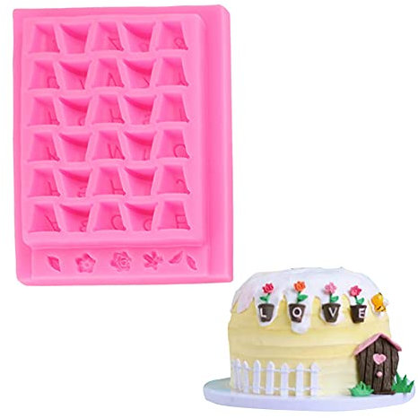 3D Succulent Plant Cactus Prickly Pear Handmade Soft Soap Making Supplies Cupcake Muffin Fairy Column DIY Candle Cake Mould (Mini Flowerpot)