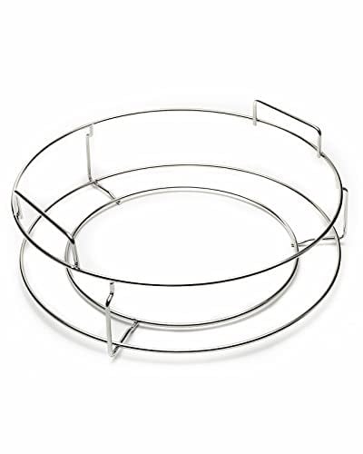Replacement 1-Piece ConvEGGtorBasket Rack for Big Green Egg Large, BGE EGGpsnder Accessories - Easy Placement or Removal of Grill Heat Deflector or Cast Iron Plate Setter, Stainless Stack Rack Parts