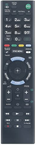 ALLIMITY RMT-TZ120E Sostituisci Telecomando adatto per Sony Bravia KD-55S8005C KD-65X8507C KDL-40RD450 KDL-32EX727 KDL-32W603A KDL-40RE450 KDL-46EX525 KDL-40R483B KDL-32R421A KDL-32R400A KDL-40EX521