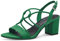 MARCO TOZZI Sandali Donna con Tacco con Cinturino Regolabile Vegani, Verde (Leaf Green), 38 EU